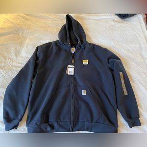 Carhartt Original Fit Rain Defender Zip Up Jacket Size XL